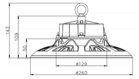 LED UFO TYPE HIGH BAY 60/80/100W
