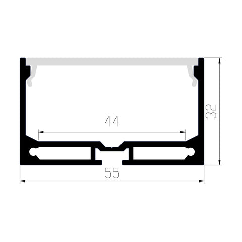 1M A5532 ALUMINIUM SURFACE PROFILE