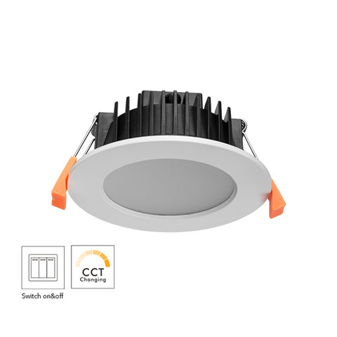 13W 90MM CUTOUT WALL SWITCH LED DOWNLIGHT (DL1250) - LEDLIGHTMELBOURNE