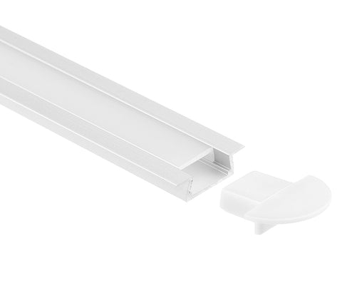 1M A005 ALUMINIUM EXTRUSION FLUSH MOUNT KIT - LEDLIGHTMELBOURNE