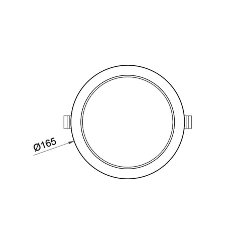 20W 140-155MM CUTOUT HIGH LUMIN DOWNLIGHT (DL2009-TC)