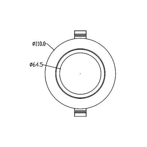 15W 90MM CUTOUT GIMMBLE SMD LED DOWNLIGHT (DL8695-TC) - LEDLIGHTMELBOURNE