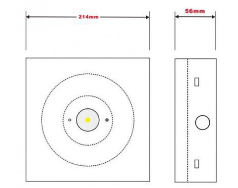 SURFACE MOUNT LED EMERGENCY LIGHT (SP-3002) - LEDLIGHTMELBOURNE