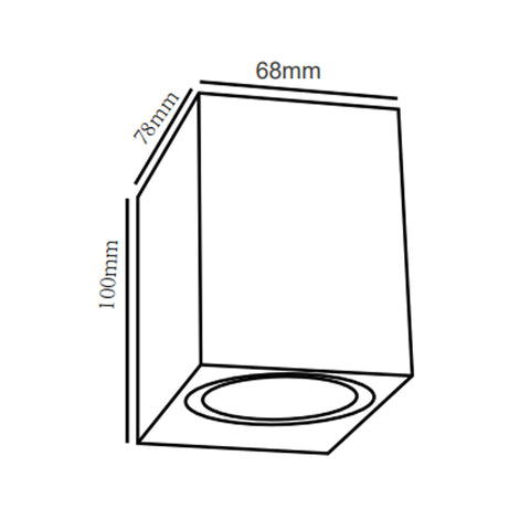 7W DOWN WALL LIGHT (SE-ST5024-BK)