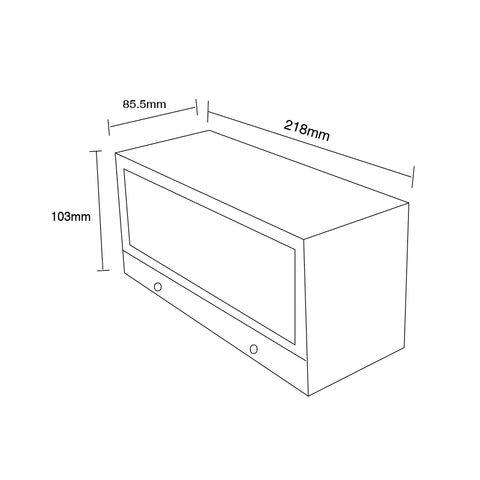 15W UP & DOWN WALL LIGHT (SE-W1128-6-BK)