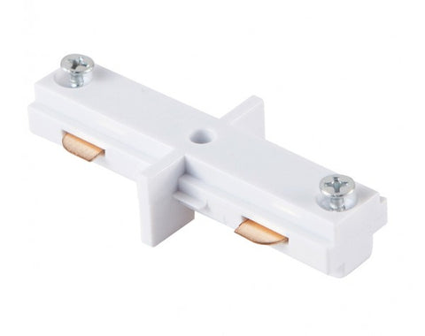 3 WIRE MINI IN‐LINE TRACK JOINER, WHITE - LEDLIGHTMELBOURNE