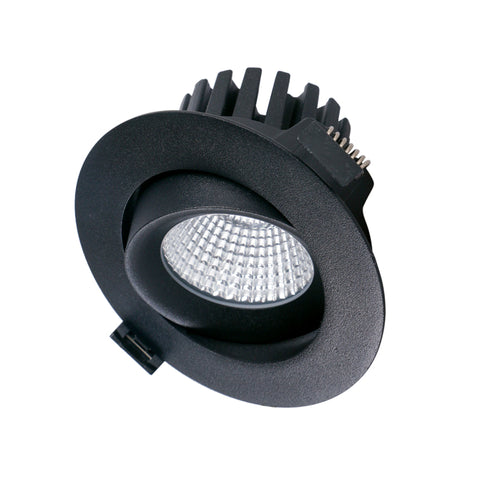 10W 90MM CUTOUT GIMMBLE COB LED DOWNLIGHT (DL9411-BLK) - LEDLIGHTMELBOURNE