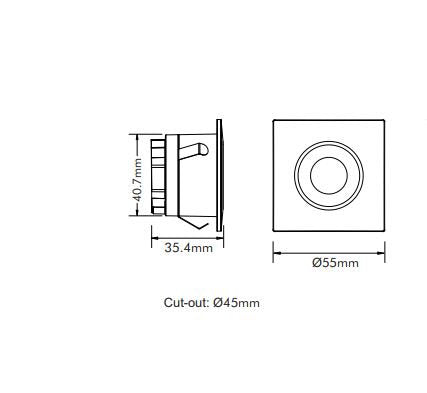 3W LED STEP LIGHT (STEP-519-TC)