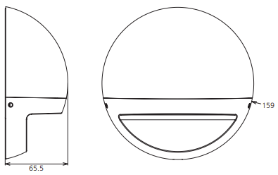 12W ROUND WALL LIGHT (SE-WL06-BK)