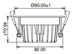 10W 84MM CUTOUT LED DOWNLIGHT (CL79-2.5-10W-4K)