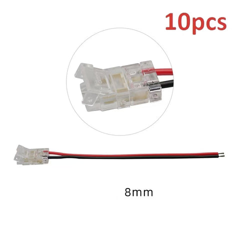 DW-2P480-8-T | 8MM LED STRIP LIGHT JOINER/CONNECTOR (10PCS)