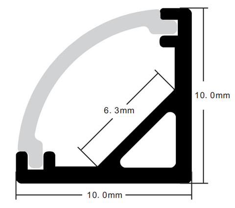 1M A534 MINI CORNER MOUNT PROFILE