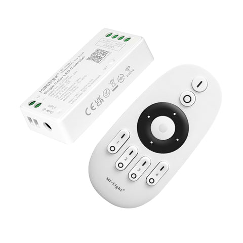 RF CONTROLLER & RECEIVER FOR SINGLE LED STRIP - 4 ZONE