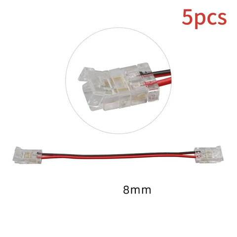 DW-2P480-8-J | 8MM LED STRIP LIGHT JOINER/CONNECTOR (5PCS)