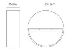 3W ROUND WALL LIGHT (SE-372001-CW)