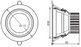 13W 90MM CUTOUT DIMMABLE (DL83-13W-NW)