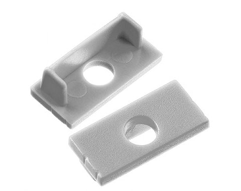 1M A014 ALUMINIUM EXTRUSION WIDE SURFACE MOUNT KIT - LEDLIGHTMELBOURNE