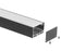 1M A5532 BLACK EXTRUSION DEEP SURFACE MOUNT KIT - LEDLIGHTMELBOURNE