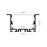 1M A6535B BLACK EXTRUSION DEEP RECESS MOUNT KIT