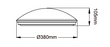 30W Ø380MM LED CEILING OYSTER LIGHT (AC1011-TC) - LEDLIGHTMELBOURNE