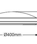 30W Ø400MM LED CEILING OYSTER LIGHT (AC1020-TC) - LEDLIGHTMELBOURNE