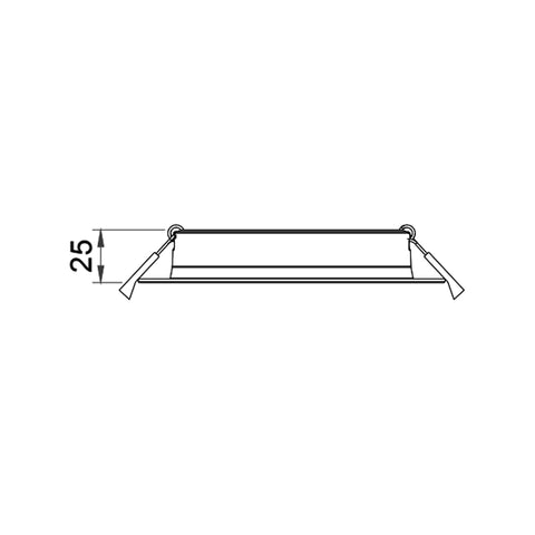 15W 120-130MM CUTOUT HIGH LUMIN DOWNLIGHT (DL1019-TC)