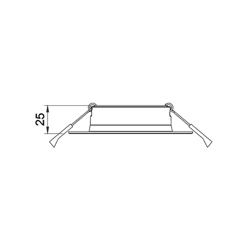 10W 90MM CUTOUT HIGH LUMIN DOWNLIGHT (DL106-TC)