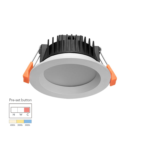13W 90MM CUTOUT EXTERNAL DRIVER LED DOWNLIGHT (DL1362-TC) - LEDLIGHTMELBOURNE