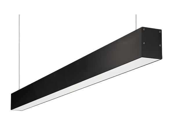 1M A5575 BLACK ALUMINIUM SUSPENSION/SURFACE  MOUNT - LEDLIGHTMELBOURNE