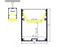 1M A5575 BLACK ALUMINIUM SUSPENSION/SURFACE  MOUNT - LEDLIGHTMELBOURNE