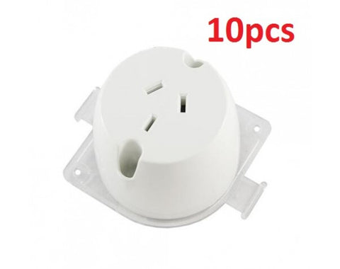 10PCS SURFACE MOUNT PLUG BASE SOCKET - LEDLIGHTMELBOURNE