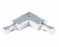 3 WIRE SURFACE 'L' TRACK JOINER - WHITE, LEFT - LEDLIGHTMELBOURNE