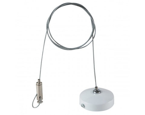 3 WIRE SINGLE TRACK SUSPENSION CABLE, WHITE - LEDLIGHTMELBOURNE