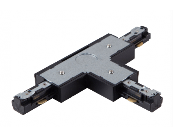 3 WIRE SURFACE 'T' TRACK JOINER - BLACK, RIGHT - LEDLIGHTMELBOURNE