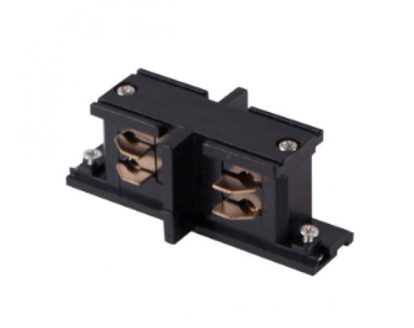 4 WIRE SURFACE MINI IN‐LINE TRACK JOINER, BLACK - LEDLIGHTMELBOURNE