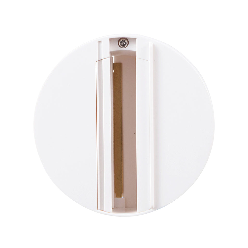 4 WIRE 3 CIRCUIT TRACK SURFACE MOUNT, WHITE ROUND - LEDLIGHTMELBOURNE