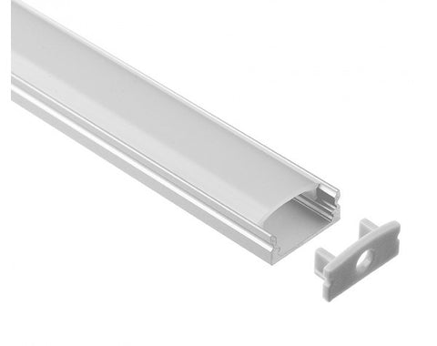 1M A002 ALUMINIUM EXTRUSION SURFACE MOUNT KIT - LEDLIGHTMELBOURNE