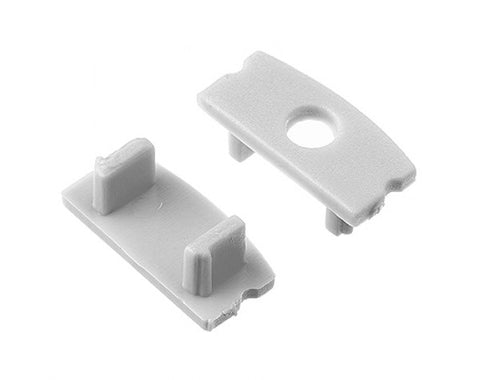 1M A002 ALUMINIUM EXTRUSION SURFACE MOUNT KIT - LEDLIGHTMELBOURNE