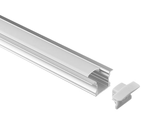 1M A003 ALUMINIUM EXTRUSION RECESSED MOUNT KIT - LEDLIGHTMELBOURNE