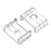 1M A004 BLACK EXTRUSION SURFACE MOUNT KIT - LEDLIGHTMELBOURNE