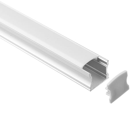 1M A004 ALUMINIUM EXTRUSION SURFACE MOUNT KIT - LEDLIGHTMELBOURNE