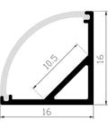 1M A006 EXTRUSION CORNER MOUNT KIT - LEDLIGHTMELBOURNE