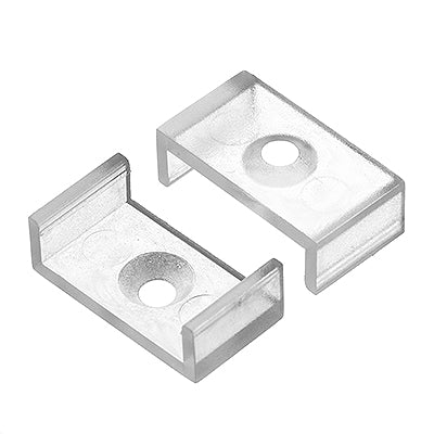 1M A014 ALUMINIUM EXTRUSION WIDE SURFACE MOUNT KIT - LEDLIGHTMELBOURNE