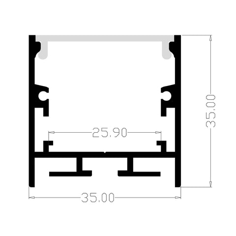 1M A3535B BLACK DEEP SURFACE PROFILE