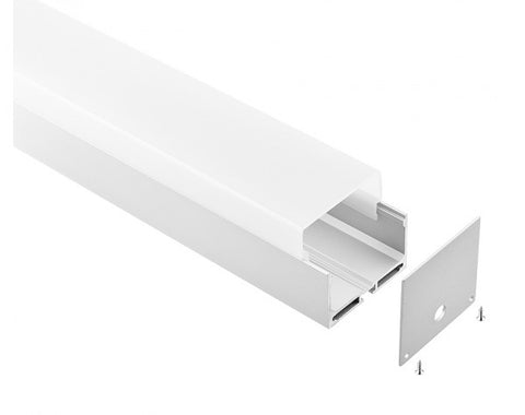 1M A5550 ALUMINIUM EXTRUSION DEEP SURFACE MOUNT KIT - LEDLIGHTMELBOURNE