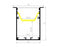 1M A7075 ALUMINIUM EXTRUSION DEEP RECESS MOUNT KIT - LEDLIGHTMELBOURNE