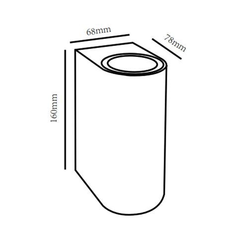 2*7W UP & DOWN WALL LIGHT (SE-ST5023-BK)