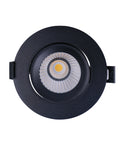 10W 90MM CUTOUT GIMMBLE COB LED DOWNLIGHT (DL9411-BLK) - LEDLIGHTMELBOURNE