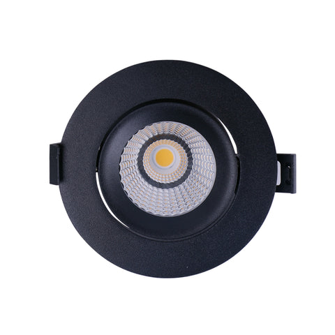 10W 90MM CUTOUT GIMMBLE COB LED DOWNLIGHT (DL9411-BLK) - LEDLIGHTMELBOURNE