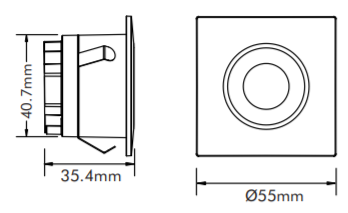 5W LED STEP LIGHT (STEP-DL51-S/TC)